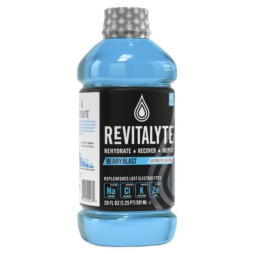 Revitalyte Electrolyte Solution, Berry Frost