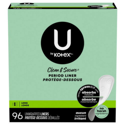 U by Kotex Long Period Liner