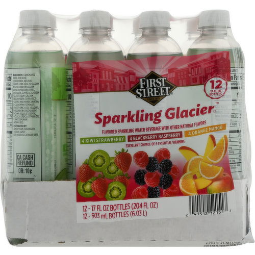 First Street Sparkling Glacier, Assorted