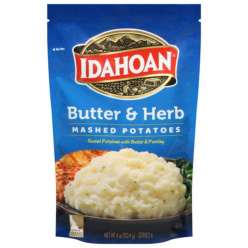 Idahoan Mashed Potatoes, Butter & Herb