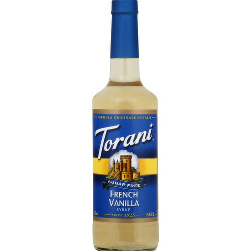 Torani Syrup, Sugar Free, French Vanilla