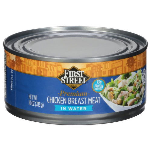 First Street Chicken Breast Meat, Premium