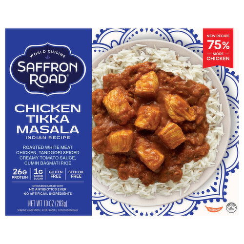 Saffron Road Indian Recipe Chicken Tikka Masala Chicken Tikka Masala