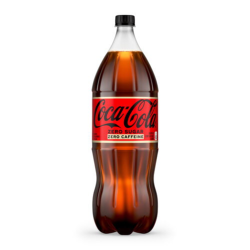 Coca-Cola Zero Sugar Caffeine Free Soda Bottle