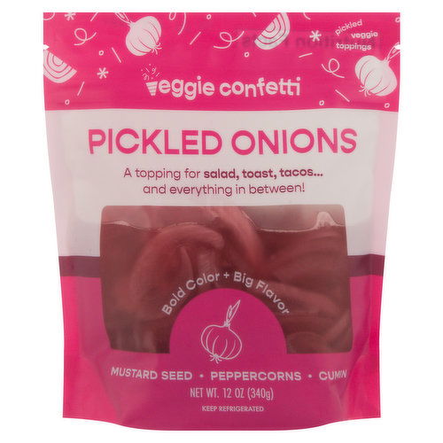 Veggie Confetti Pickled Onions