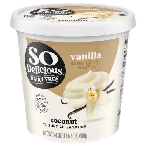 So Delicious Dairy Free Coconut Vanilla Yogurt Alternative