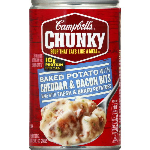 Campbell's Soup, Baked Potato with Cheddar & Bacon Bits