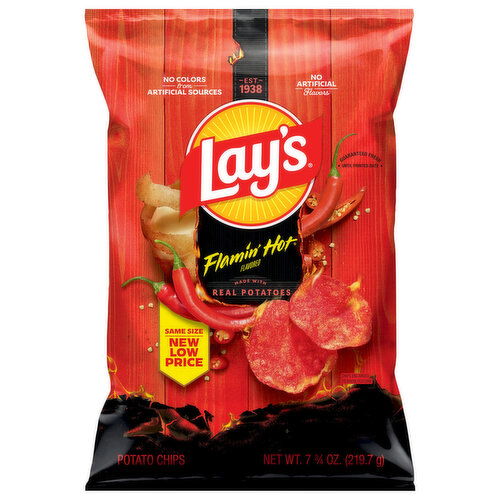 Lay's Flamin' Hot Flavored Potato Chips