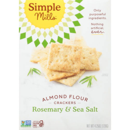 Simple Mills Crackers, Almond Flour, Rosemary & Sea Salt