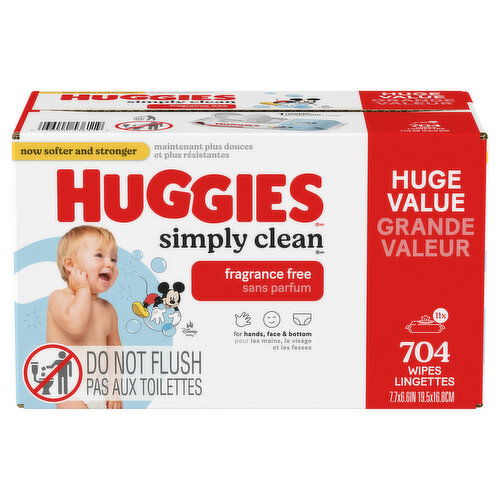 Huggies Wipes, Disney Baby, Fragrance Free, Huge Value