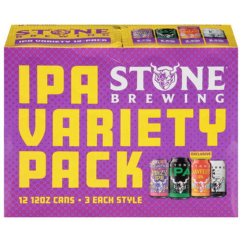 Stone Beer, IPA, Variety Pack