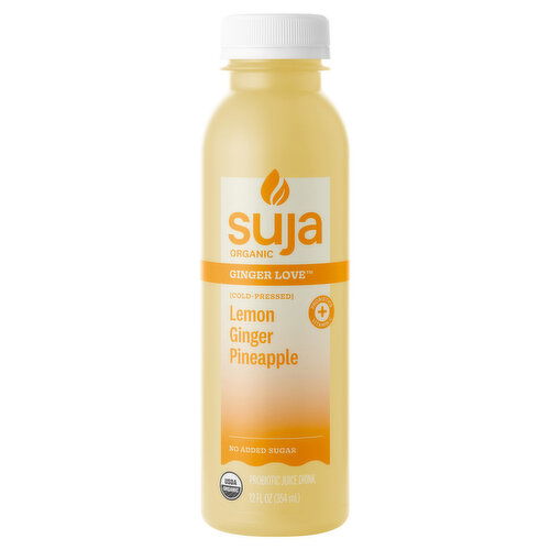 Suja Organic Probiotic Juice Drink, No Added Sugar, Ginger Love