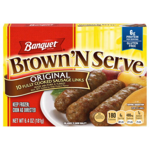 Banquet Brown 'N Serve Original Sausage Links