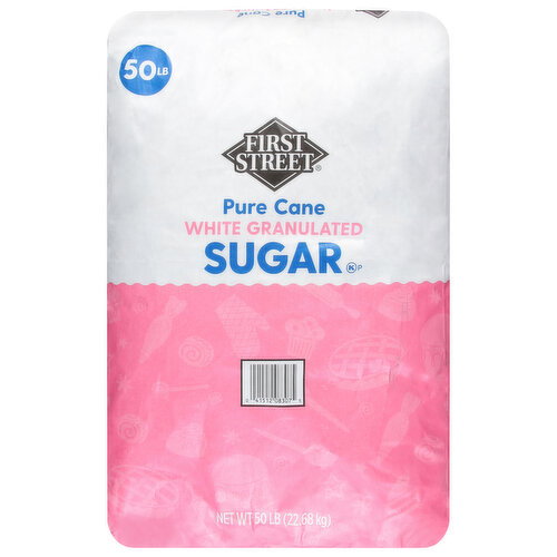 First Street Pure Cane White Granulated Sugar Image 1 of 6