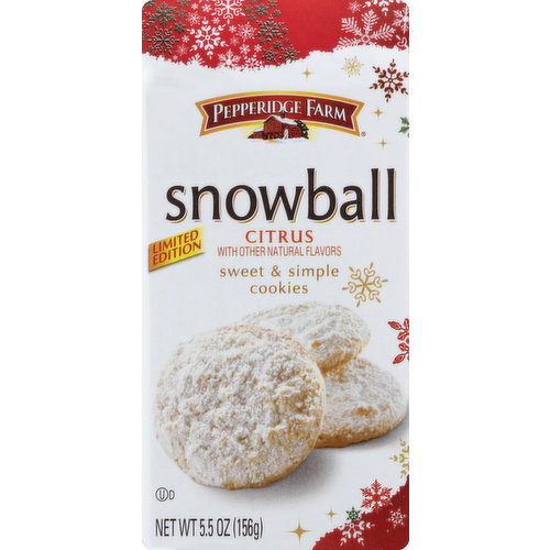 Pepperidge Farm Cookies, Sweet & Simple, Citrus Image 1 of 2