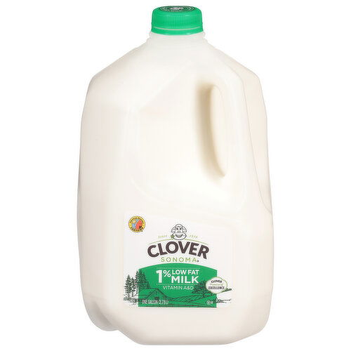 Clover Sonoma Milk, 1% Low Fat