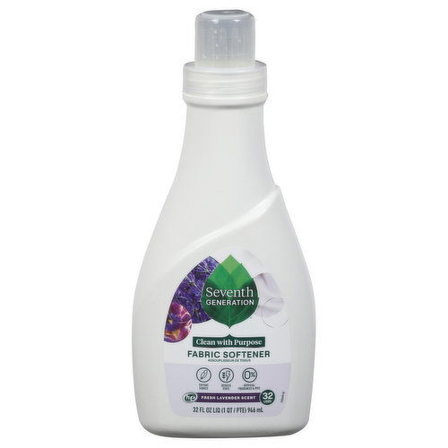 Seventh Generation Fabric Softener, HE, Fresh Lavender Scent