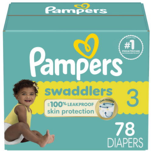 Pampers Pampers Swaddlers Diapers - Size 3 (16-28 lbs)