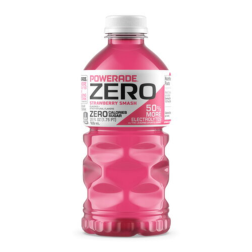 Powerade Zero Sugar Strawberry Smash Sports Drink Bottle