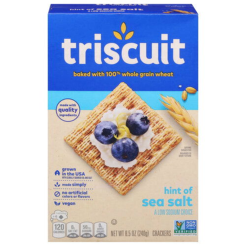 Triscuit Crackers, Hint of Sea Salt