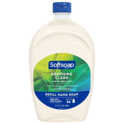 Softsoap Liquid Hand Soap Refill, Soothing Clean, Aloe Vera Fresh Scent