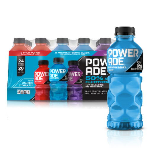 Powerade  Variety Pack Electrolyte Sports Drink Bottles