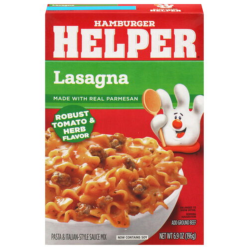 Hamburger Helper Lasagna Pasta & Italian-Style Sauce Mix