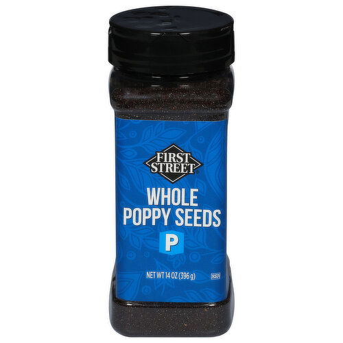 First Street Poppy Seeds, Whole