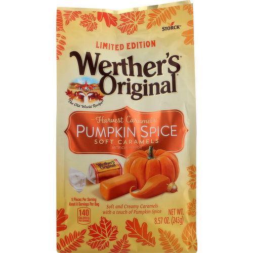 WERTHERS Soft Caramels, Pumpkin Spice