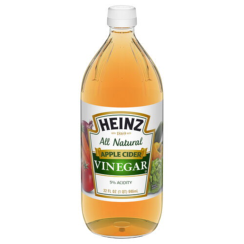 Heinz All Natural 5% Acidity Apple Cider Vinegar Image 1 of 5