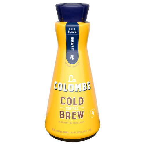 La Colombe Cold Brew, Pure Black, Light Roast, Unsweetened