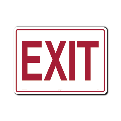 Exit Sign 1 ct