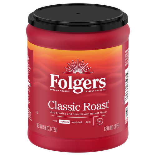 Folgers Ground Medium Roast Classic Roast Coffee Image 1 of 5