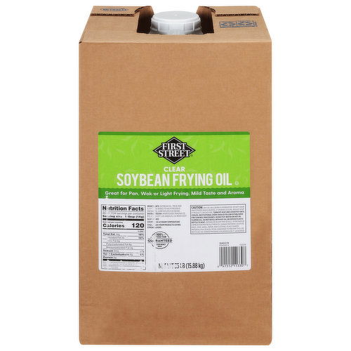 First Street Soybean Frying Oil, Clear