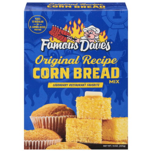 Famous Dave's Corn Bread Mix, Original Recipe