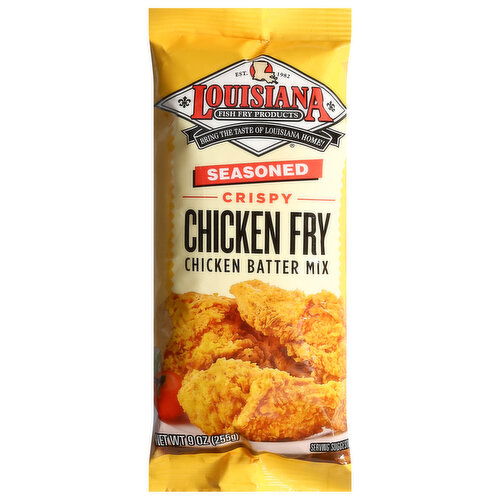 Louisiana Fish Fry Products Chicken Batter Mix, Chicken Fry, Seasoned, Original Recipe