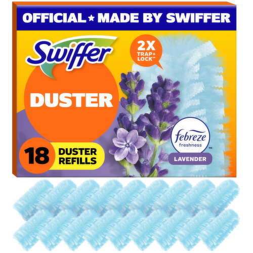 Swiffer Dusters Refill, Feather Duster Alternative, Lavender Image 1 of 6