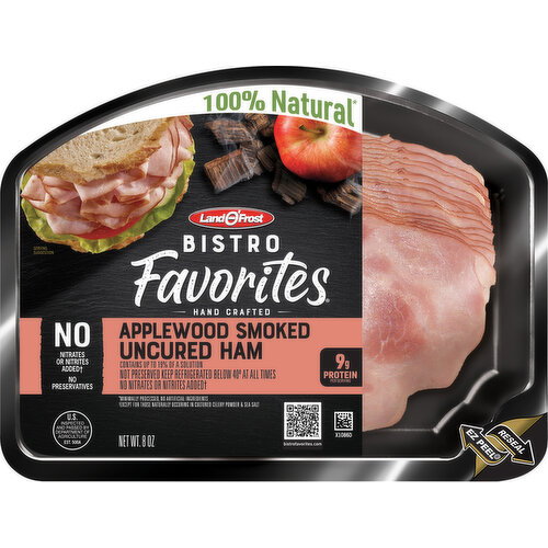 Land O'Frost Bistro Favorites Applewood Smoked Ham Image 1 of 8