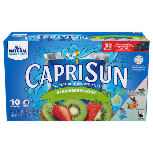 Capri Sun Strawberry-Kiwi Juice Drink Blend