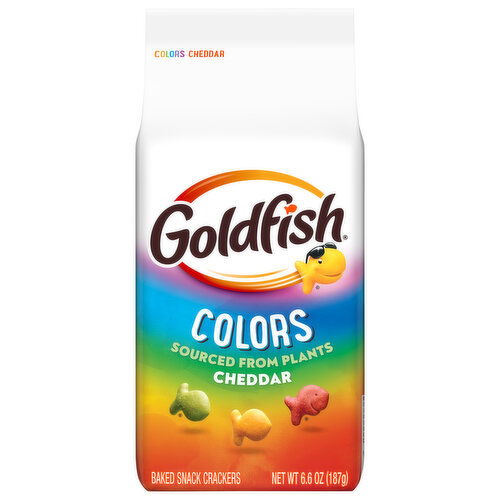 Goldfish Colors Cheddar Baked Snack Crackers