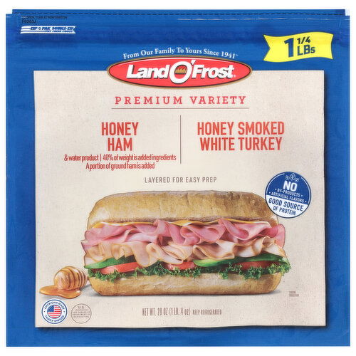 Land O'Frost Honey Ham/Honey Smoked White Turkey
