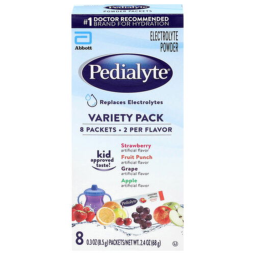 Pedialyte Assorted Electrolyte Powder Variety Pack