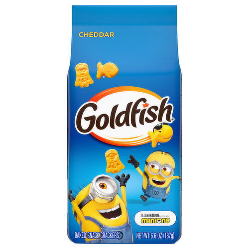 Goldfish Snack Crackers, Baked, Cheddar