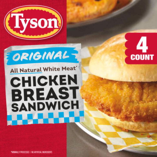 Tyson Frozen Original Chicken Breast Sandwich