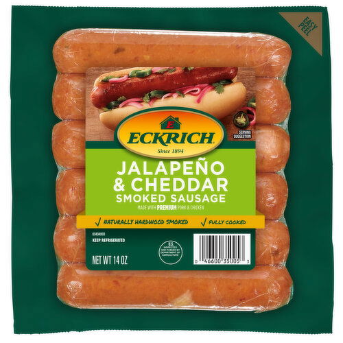 Eckrich Jalapeno & Cheddar Smoked Sausage Links