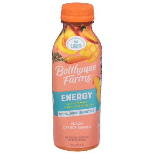 Bolthouse Farms Smoothie, Peach Carrot Mango, Energy