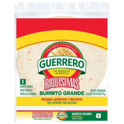 Guerrero Burrito Grande Flour Tortillas