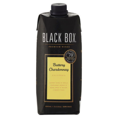 Black Box Buttery Chardonnay California White Wine Box