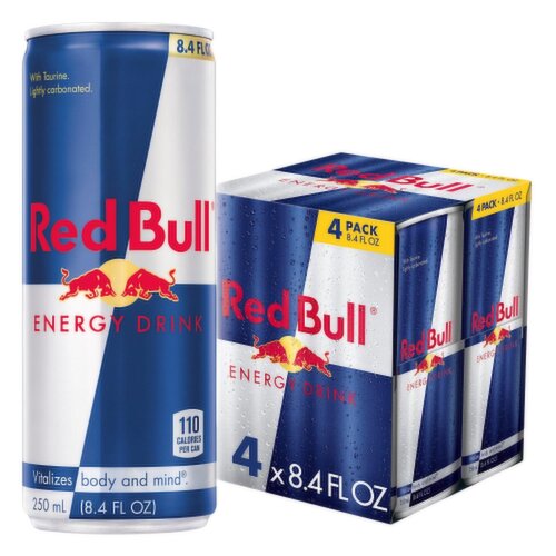 Red Bull Energy Drink, 80mg Caffeine, 8.4 fl oz