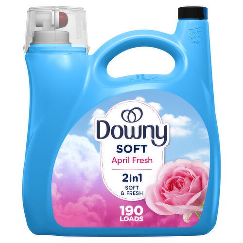 Downy Fabric Softener Liquid, April Fresh Scent, 140 fl oz